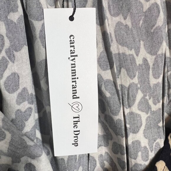 Caralyn Mirand The Drop Women's Plus Size Leopard Print 3/4 Sleeve Tiered Dress - Picture 5 of 8